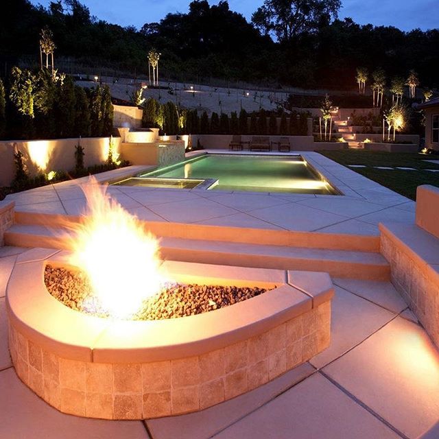 This is an unbelievable pool and backyard! Can you still roast marshmallows on a fire like this?