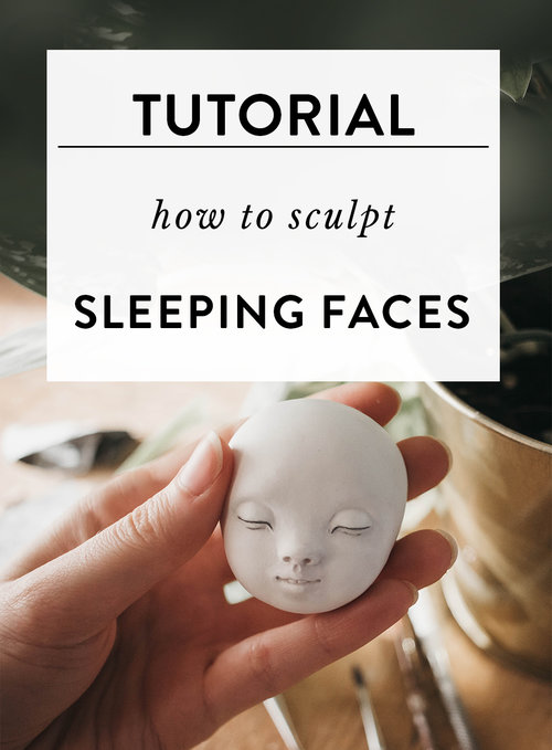 SCULPTING A HUMAN HEAD WITH SCULPEY AIR DRY CLAY 