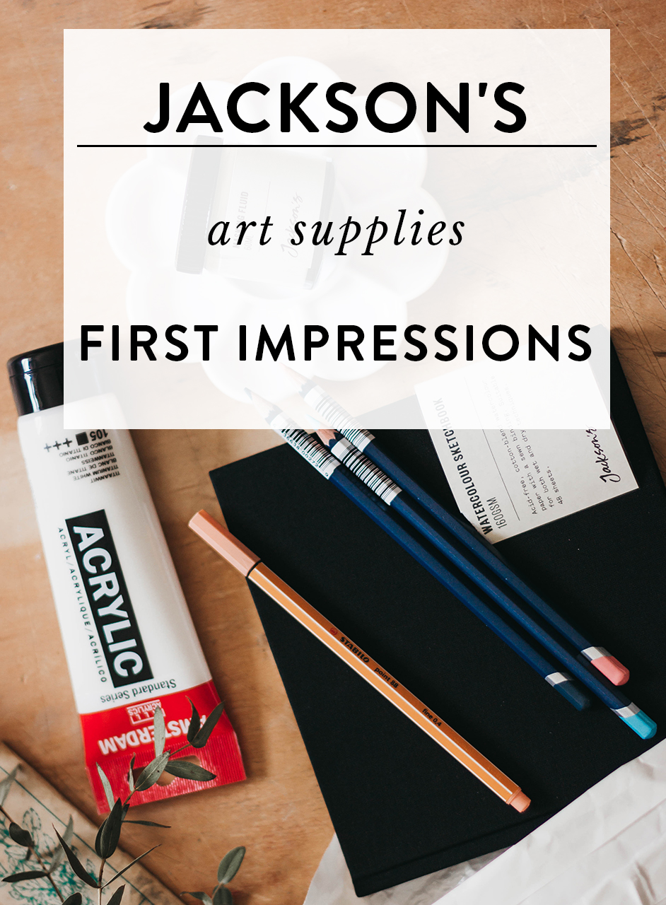 Jackson's art supplies - review and first impressions — Adele Po.