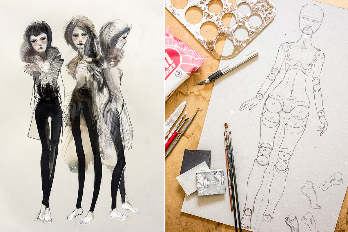 What goes into making an art doll — Adele Po.