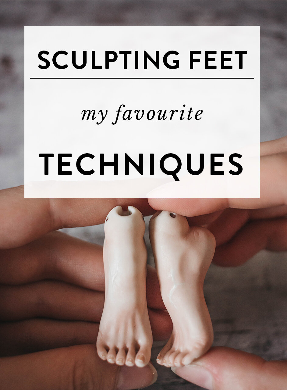 Sculpting feet - my favourite techniques — Adele Po.