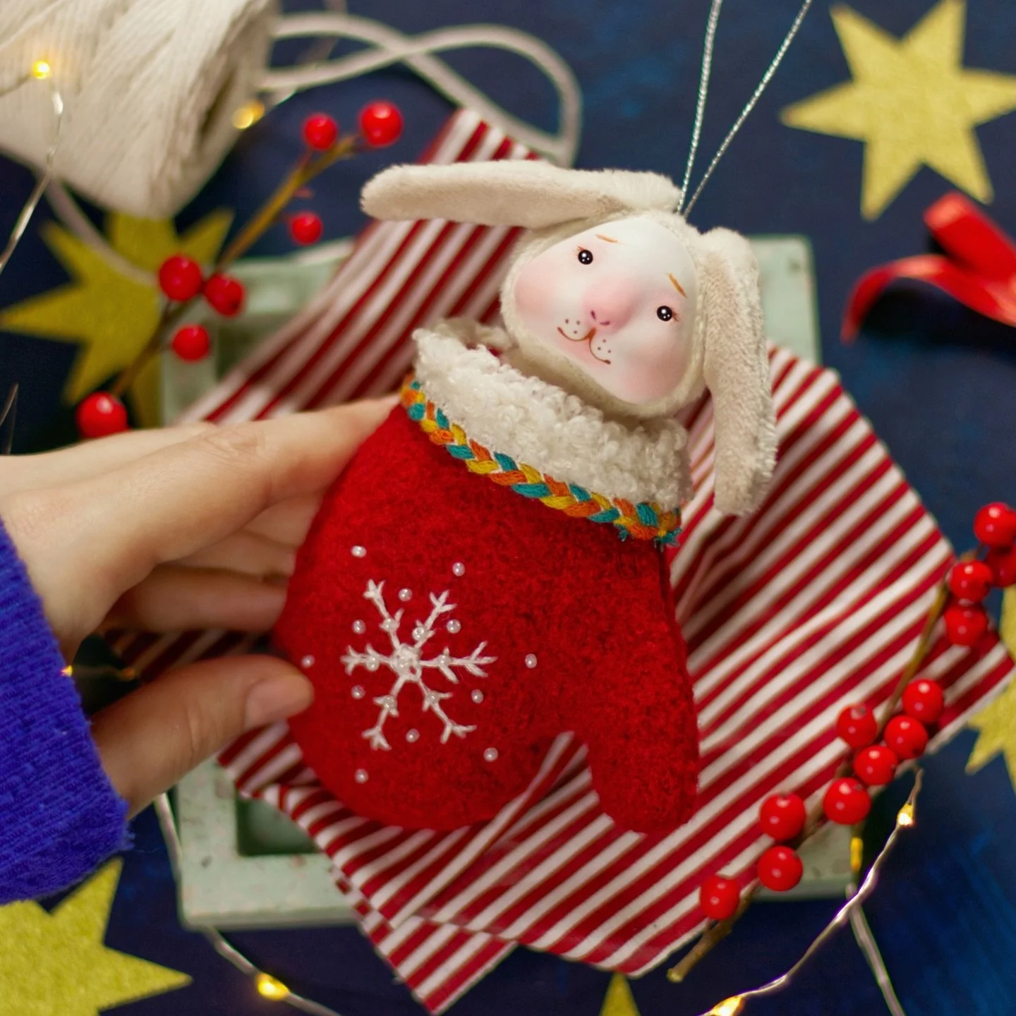 Happy Holidays! 🎄 Thank you so much for all the support this year. I loved making all your Christmas orders. Hopefully all the bunnies, angels, snowflakes, and mini trees are hanging around your house somewhere. ❤️