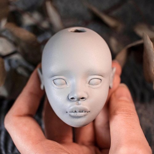 How to use air-dry clay for sculpting dolls — Adele Po.
