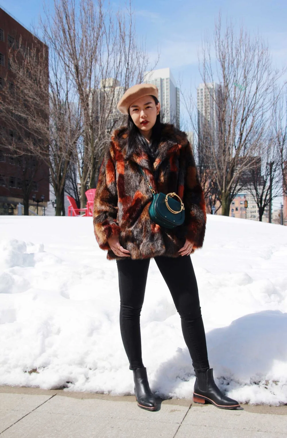 Faux Fur Coat Outfit