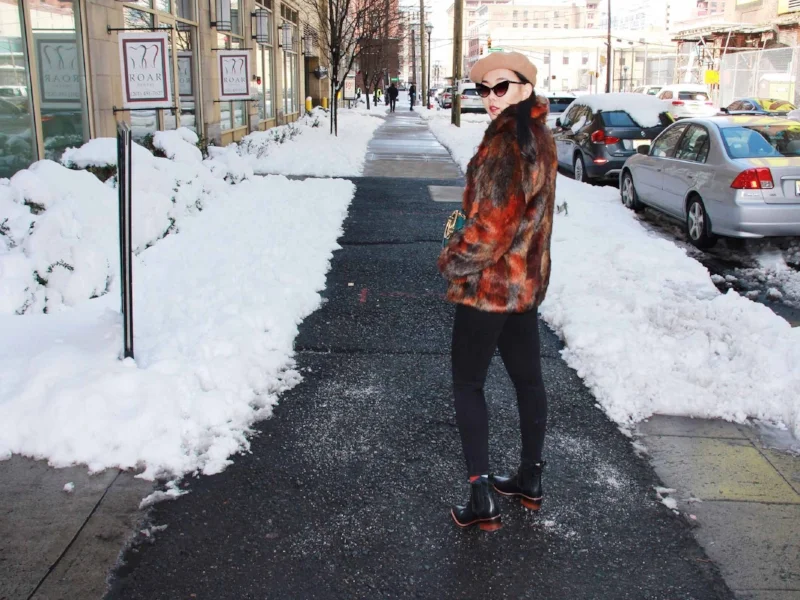 Faux Fur Coat Outfit