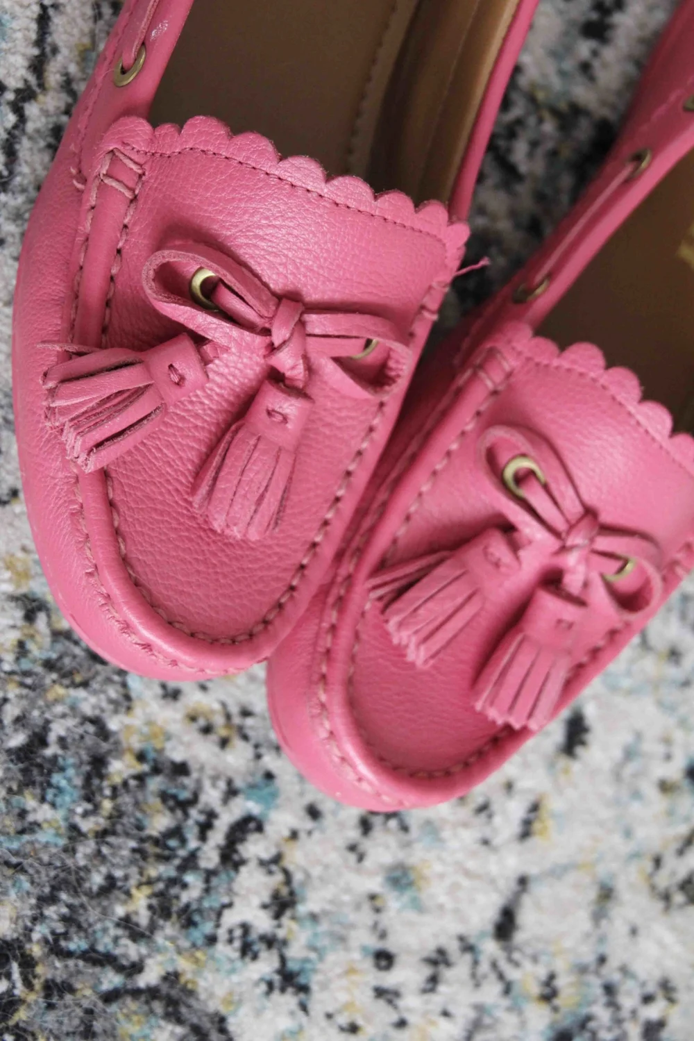 Work From Home Outfit, Pink Loafer