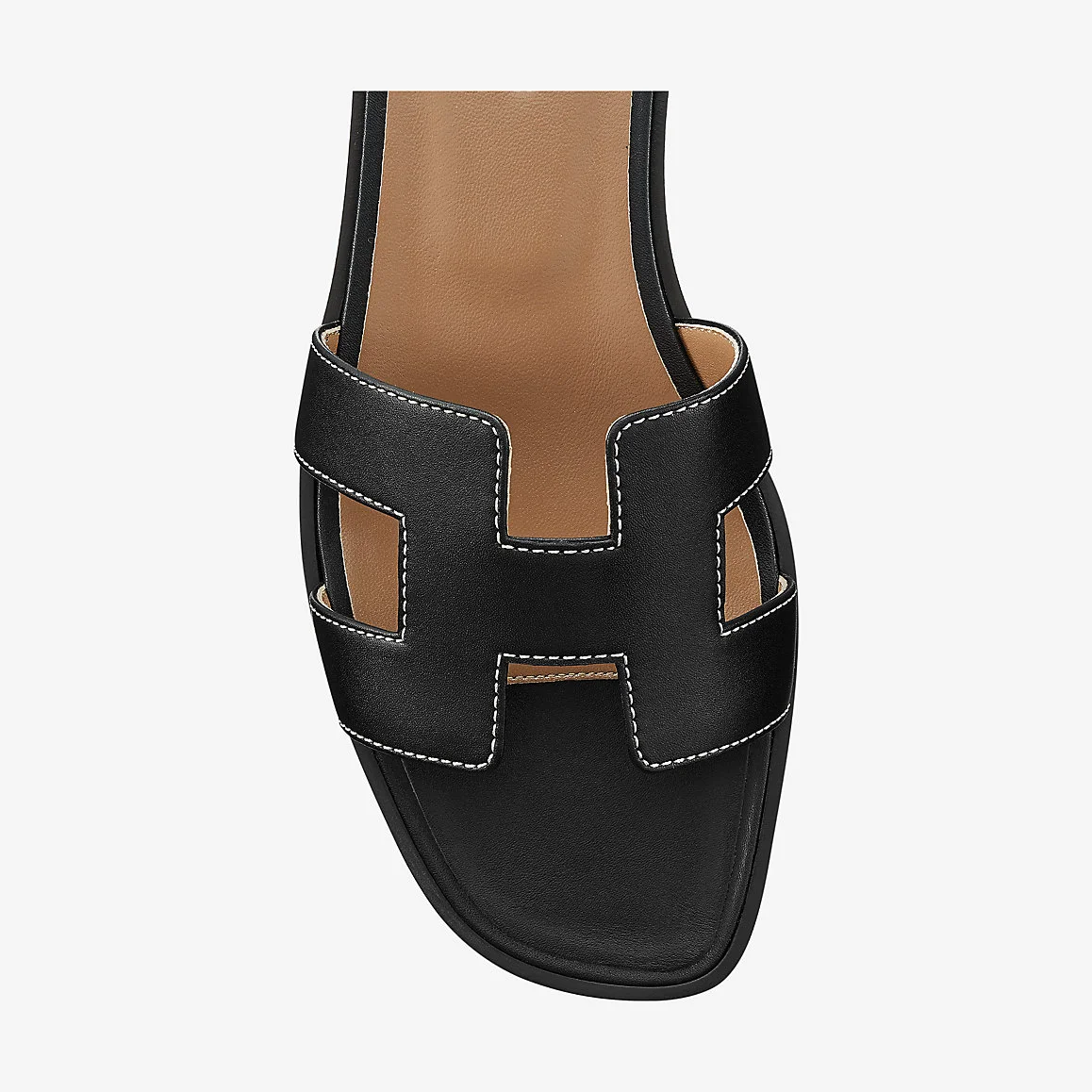 hermes slides black