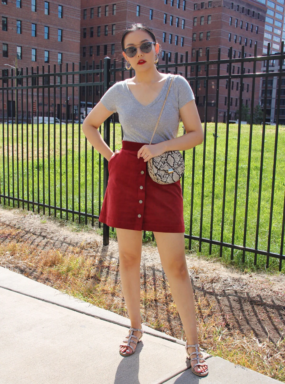 red outfits for school