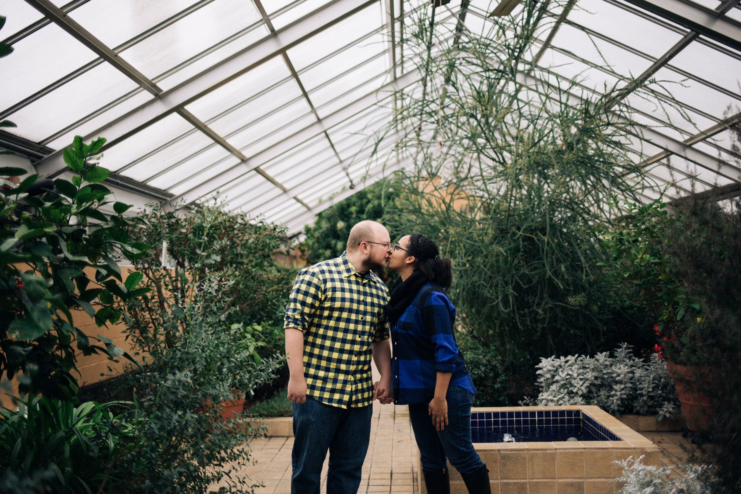 Deanna Alex S Rawlings Botanical Garden Engagement Session In