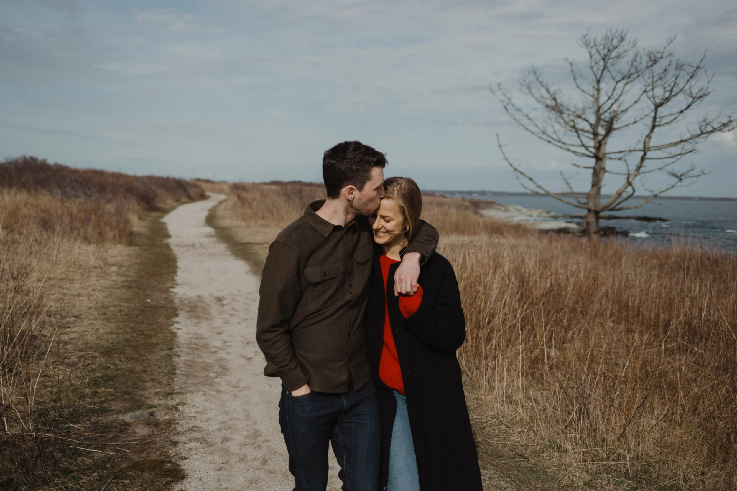 Rob &amp; Eva at Sachuest Point, Middletown RI