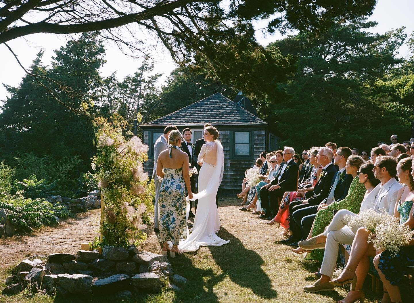From the archive, some favorites on film from Kelly and Matt&rsquo;s ceremony by the sea.