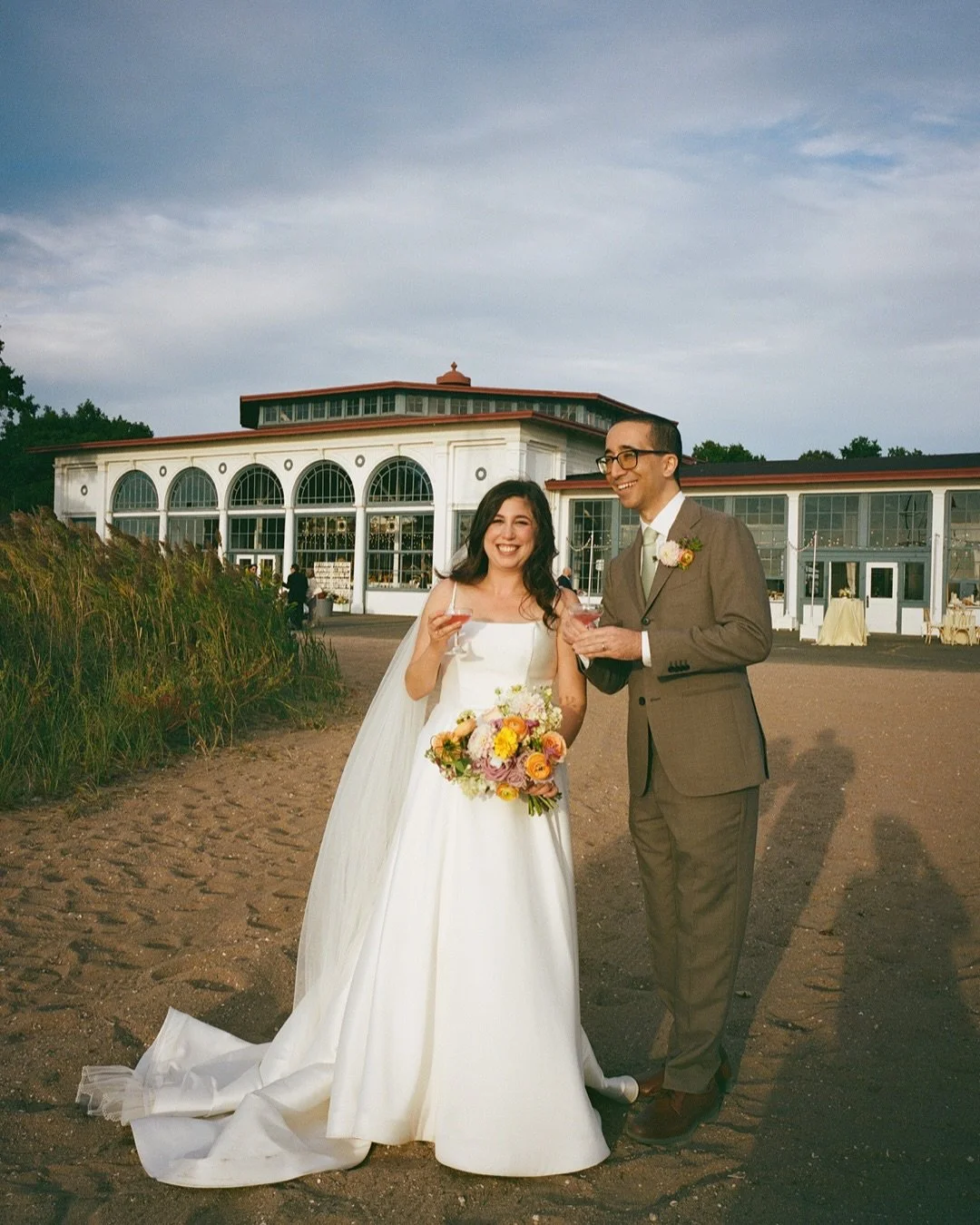 Stephanie and Andrew&rsquo;s wedding was the culmination of ideas that had been bouncing around in their imaginations for decades. Stephanie and Andrew dreamed of having their wedding in a coastal setting, and the two of them crafted a day that gave 