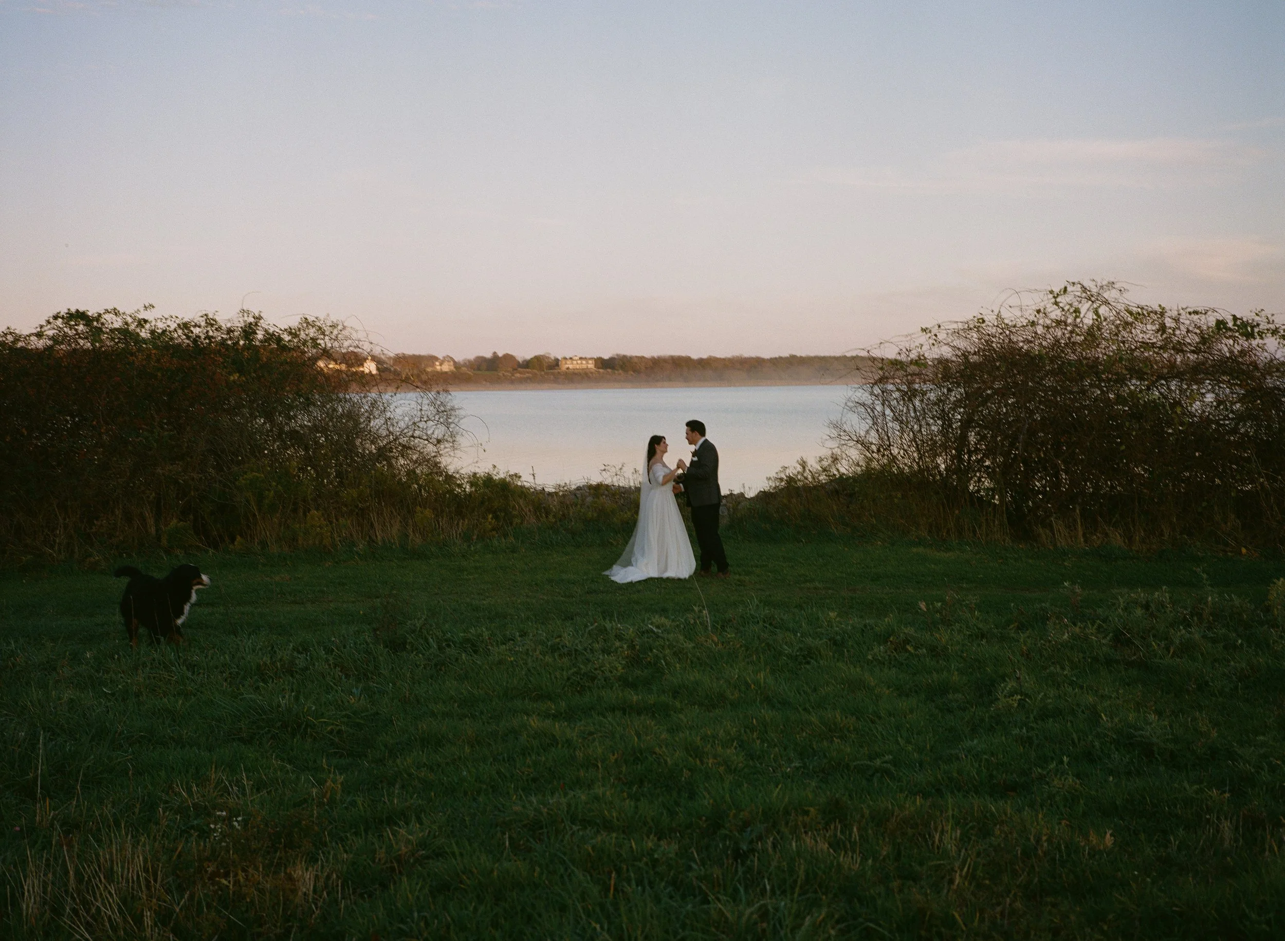 Tricia &amp; Dan's Coastal Farm Wedding in Little Compton, RI