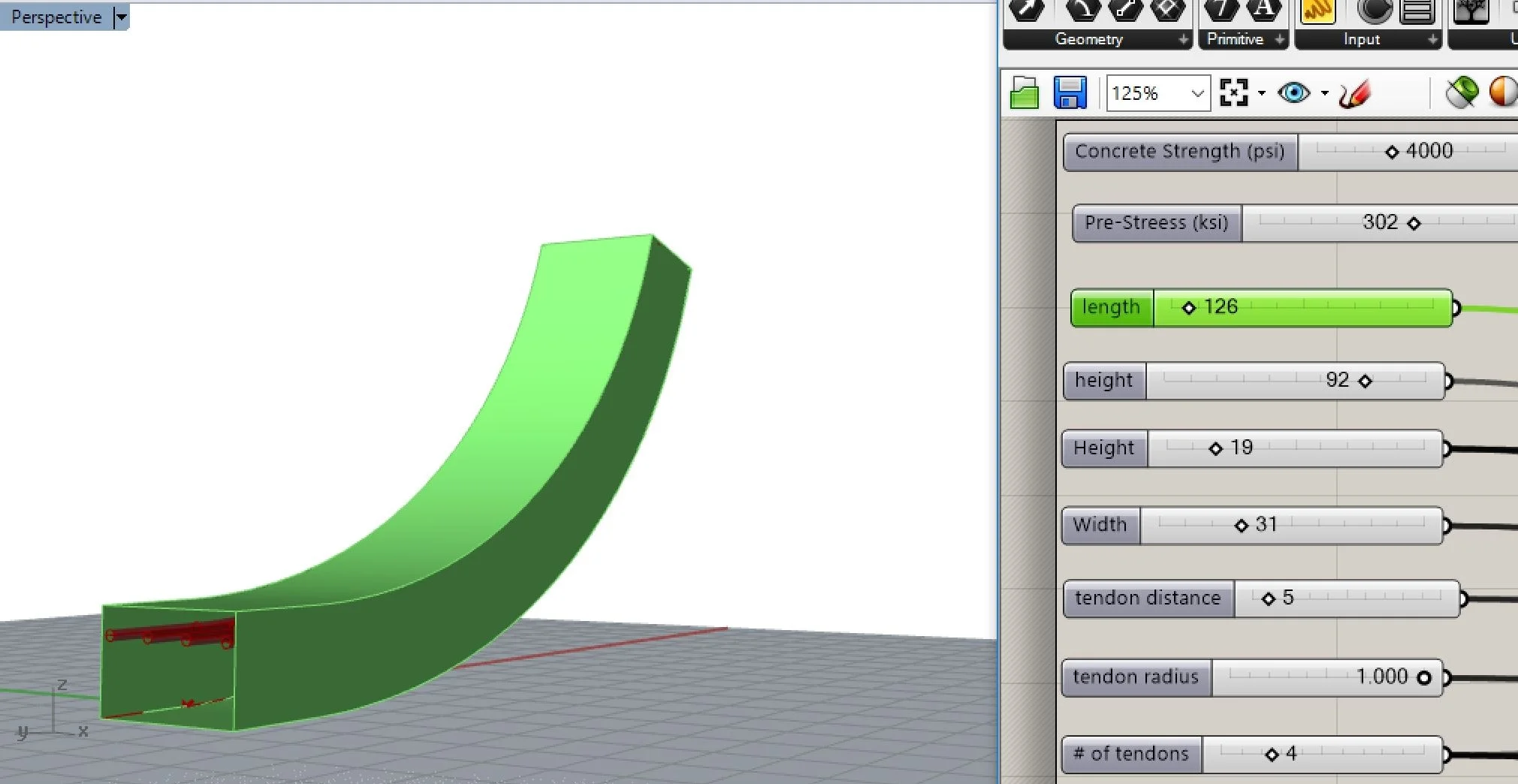 Radial Forces in Curved Post-Tensioned Concrete