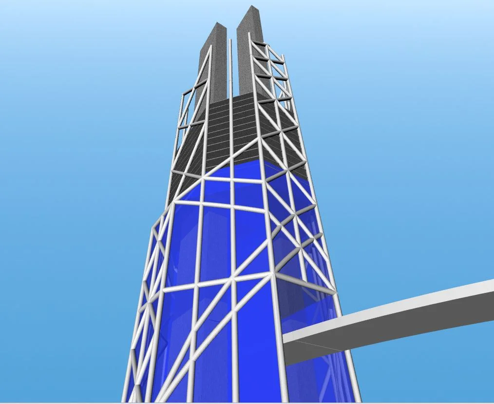  Conceptual rendering of our high-rise during construction 