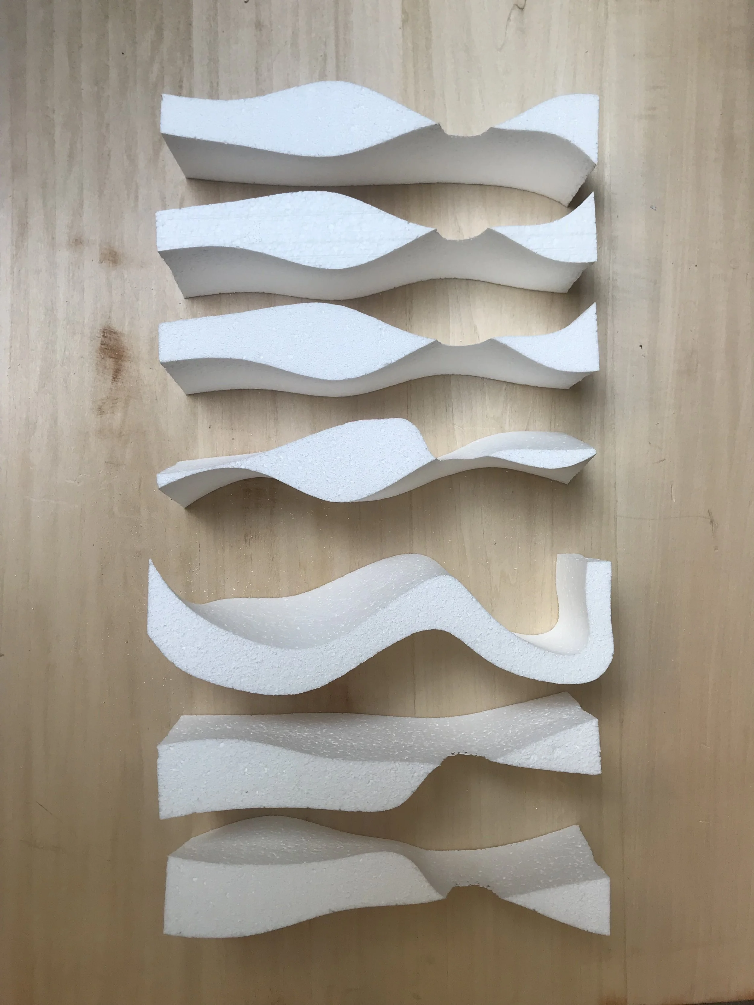  Many diverse shapes were cut during our experimentation process. 