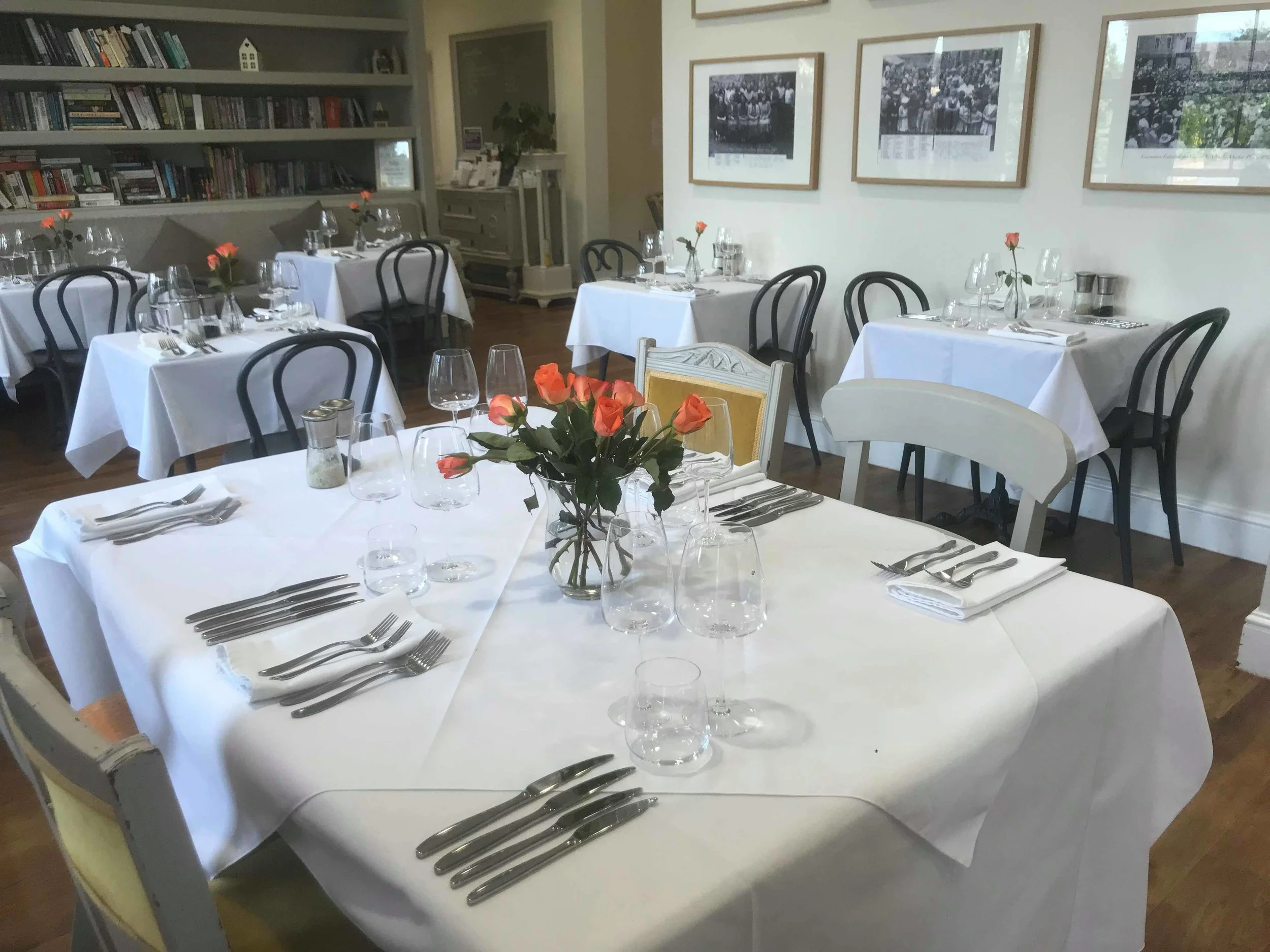 A view of the restaurant