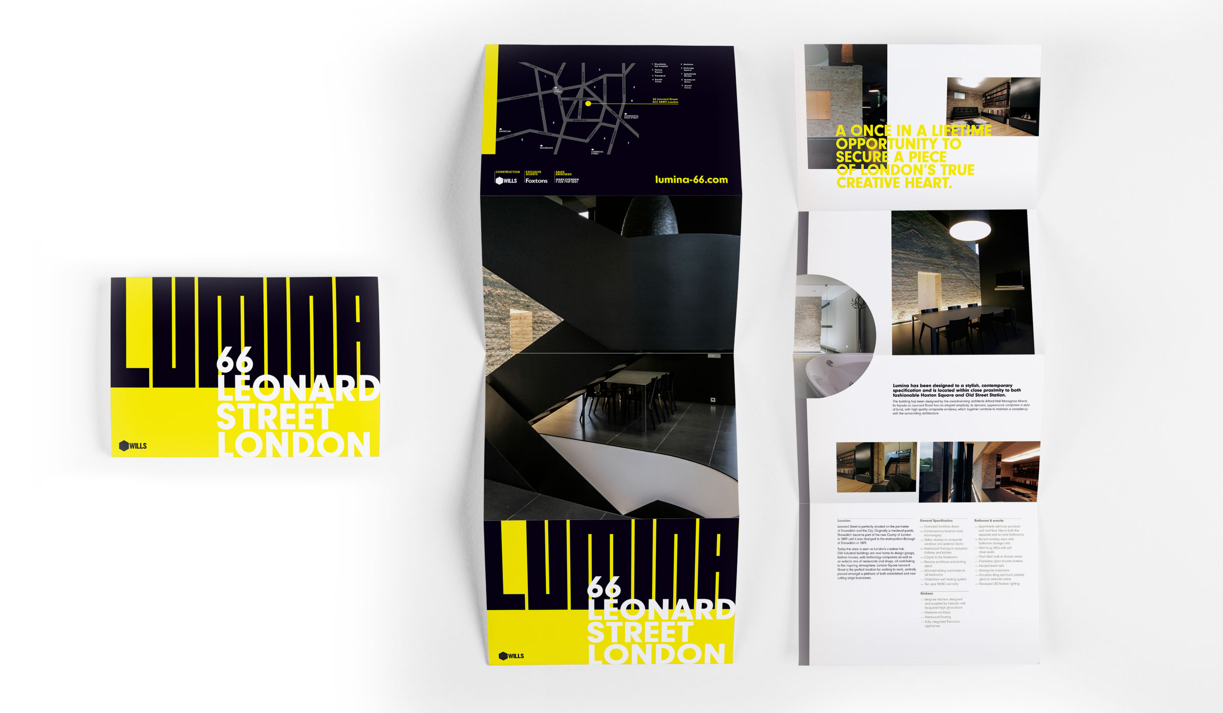 This self-initiated identity project for a property development was a personal response to my own experiences living in the area, paying special attention to the vastly different architectural revolutions that had evidently taken place in the area over some 300 years, where even the most modern developments seem to sit harmoniously in the mix.