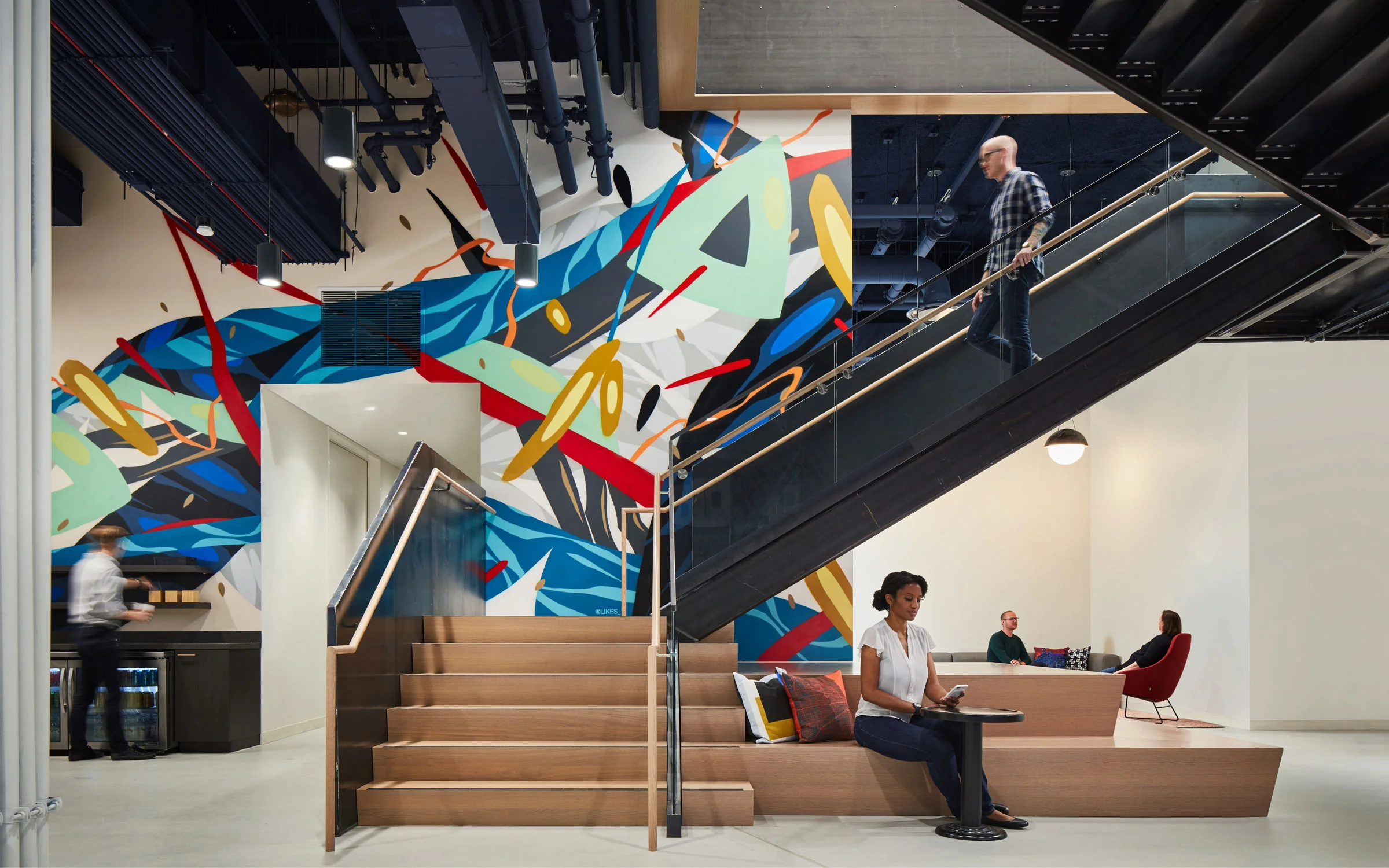 Mural by Ruben Aguirre .