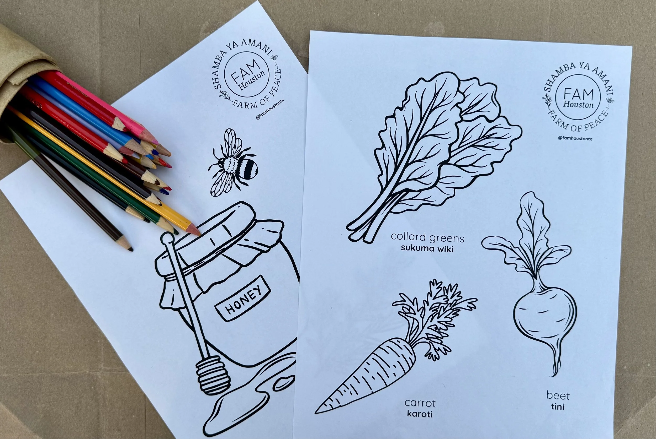 Shamba coloring pages