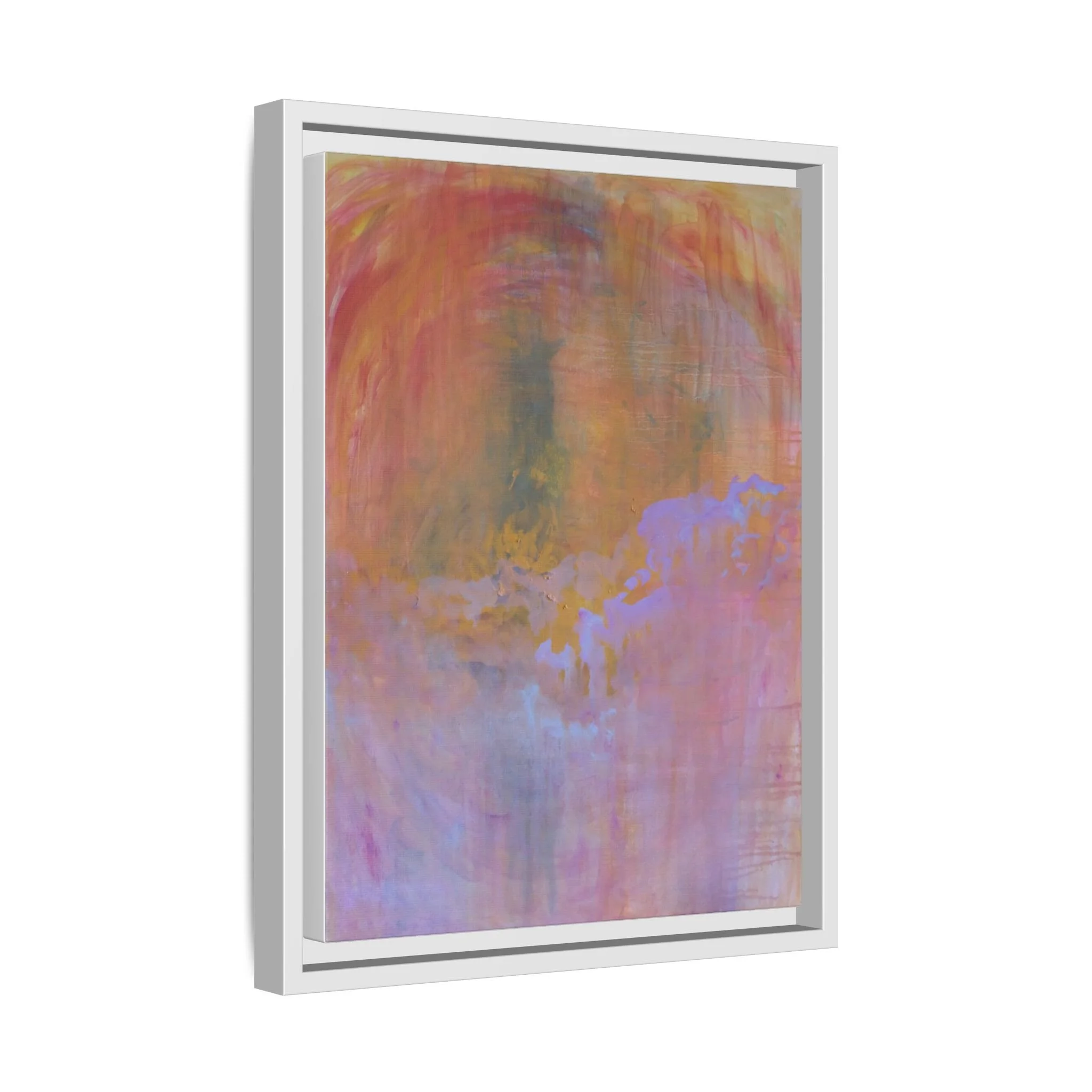 संघ SANGHA - Print Matte Canvas, Framed (Multi-color)
