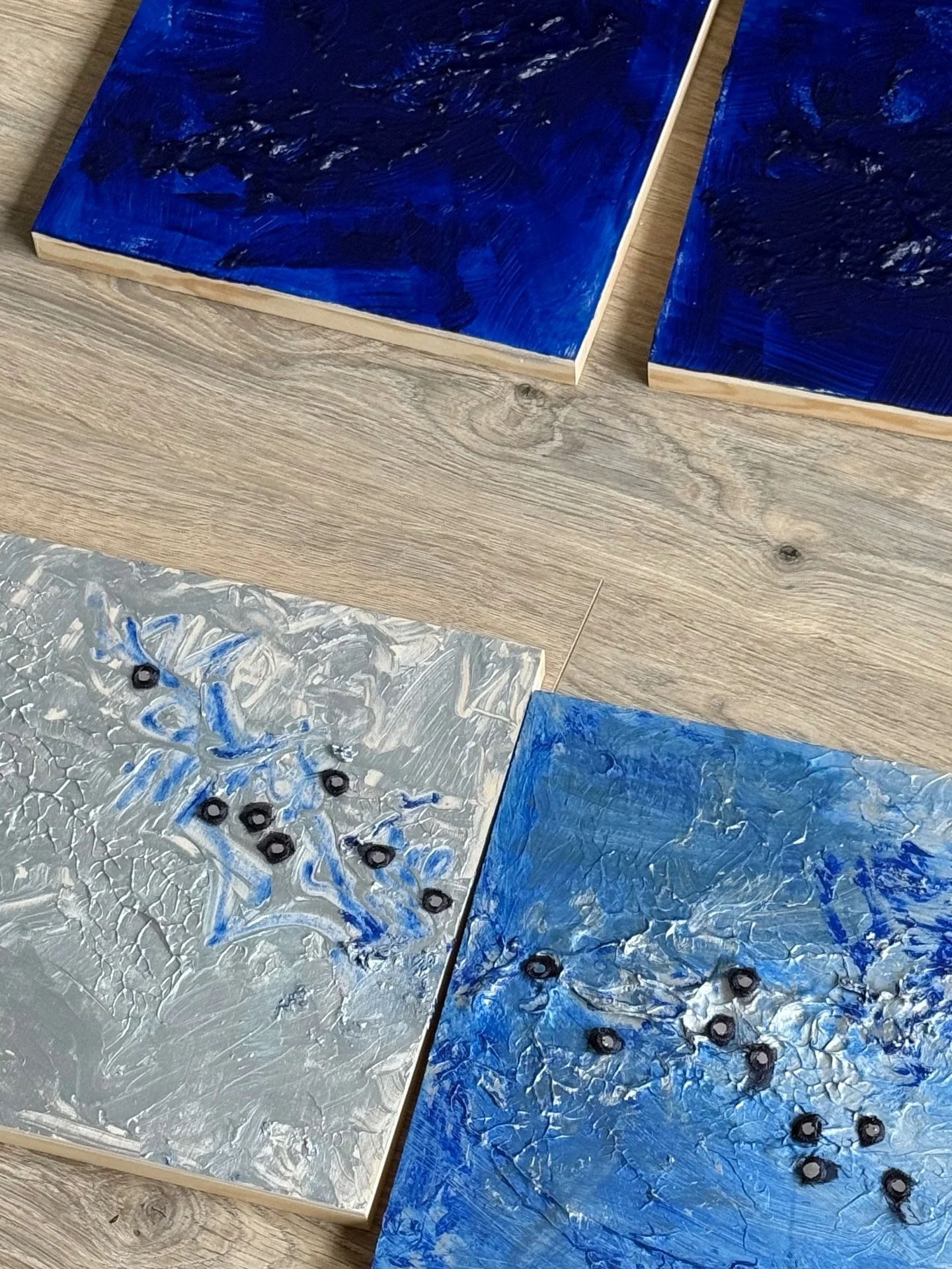 Not a jack of all trades but a&hellip; (let the list speak for itself)

Mixing media
Cross stitching
Spray painting
Book making
Dumpling shaping
Turmeric anthotype printing

&ldquo;Art is not about thinking something up. It is about the opposite - ge