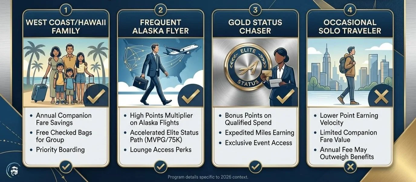 who is alaska atmos rewards best for