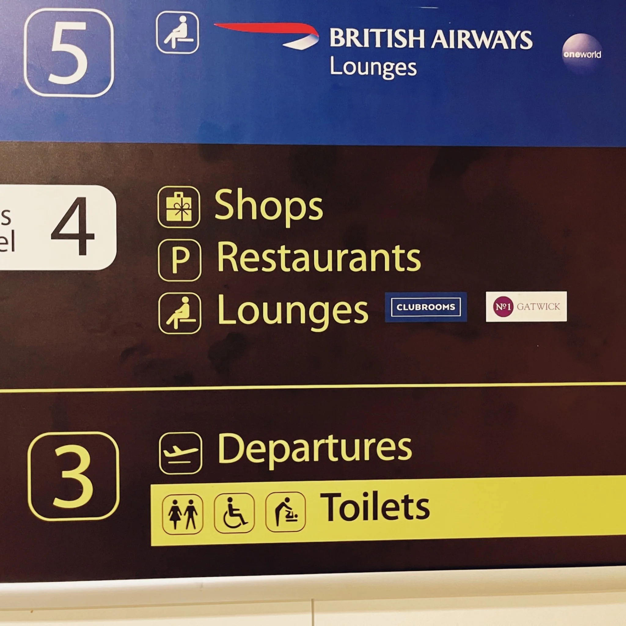 British Airways Club Lounge at Gatwick