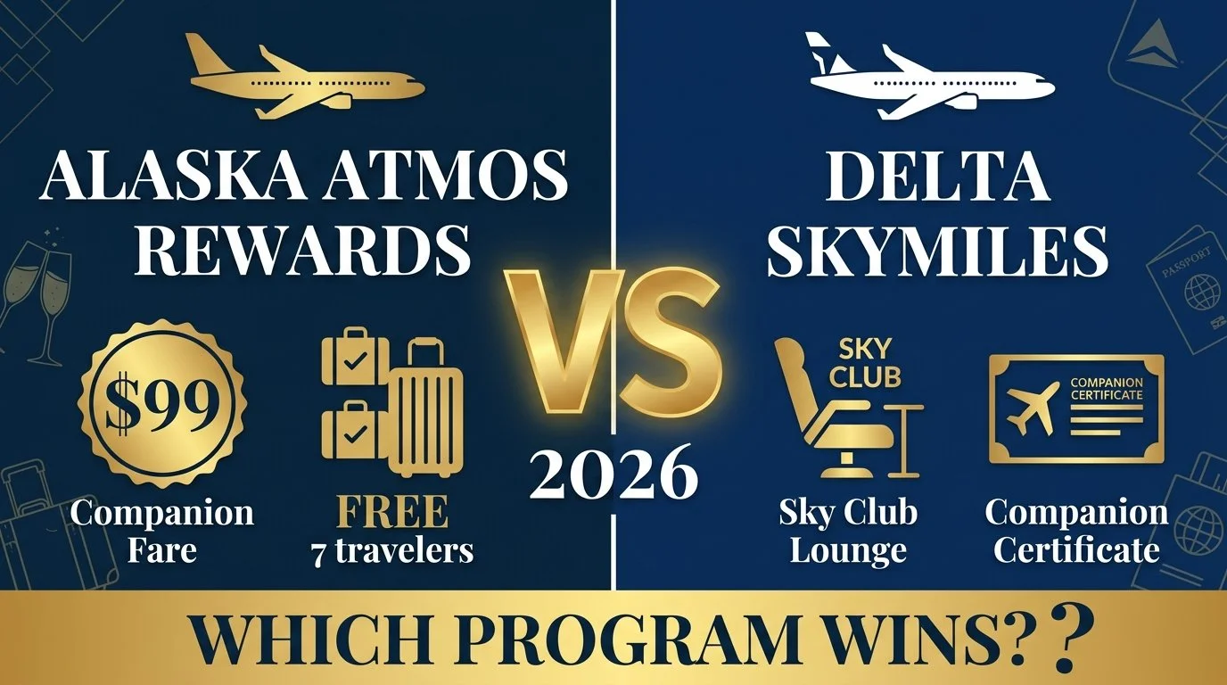 Alaska Atmos Rewards vs Delta SkyMiles 2026 – Which Program Wins?