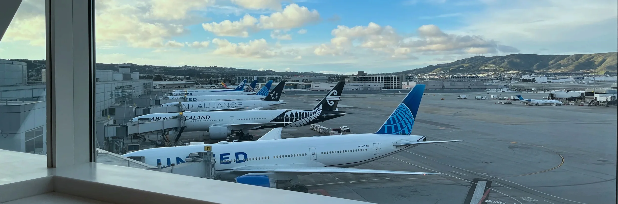 View from Polaris Lounge SFO - The Ultimate Airline Alliance Comparison 2026: Oneworld vs SkyTeam vs Star Alliance