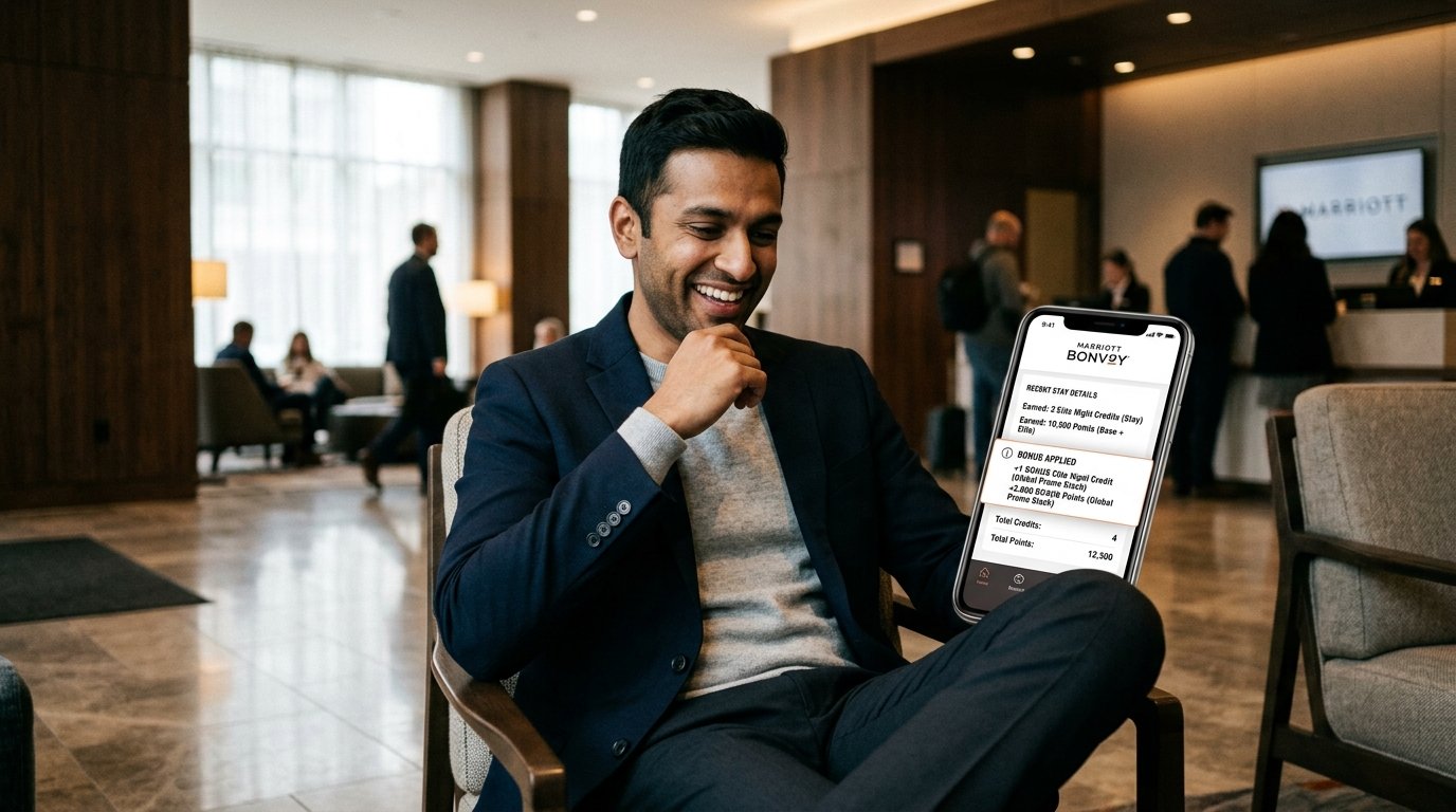 Marriott Bonvoy earning points & elite nights 2026 credit card accelerators live promotion