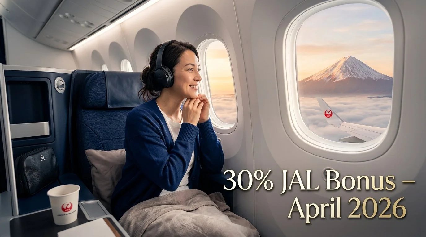 Capital One 30% transfer bonus to JAL Mileage Bank April 2026 Japan Airlines strategy
