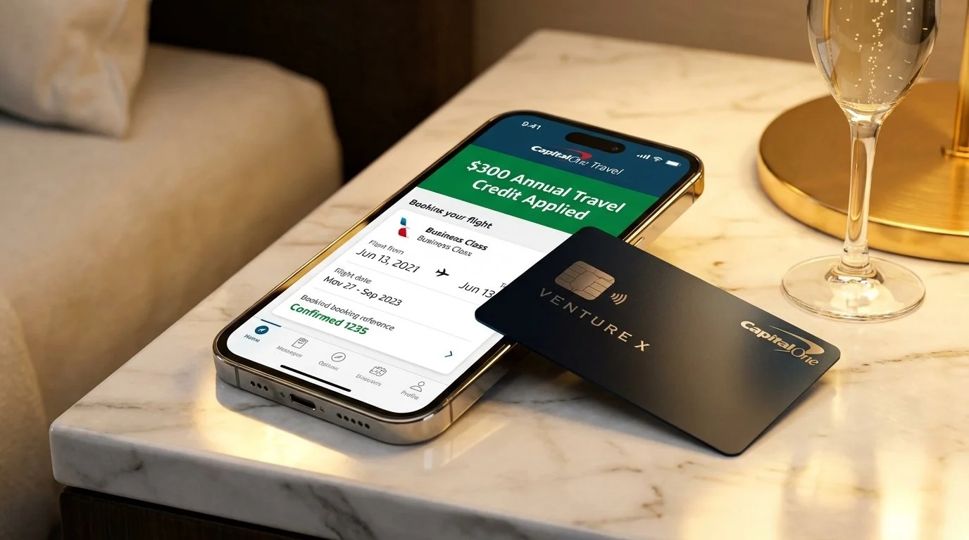 using the  capital one venture x for travel