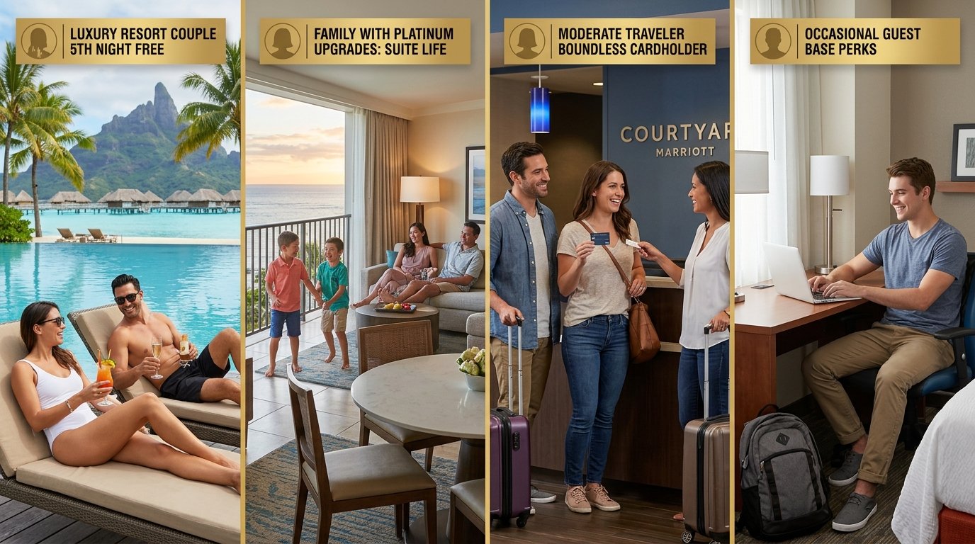 Winner by profile Marriott Bonvoy 2026 luxury resort traveler family moderate occasional
