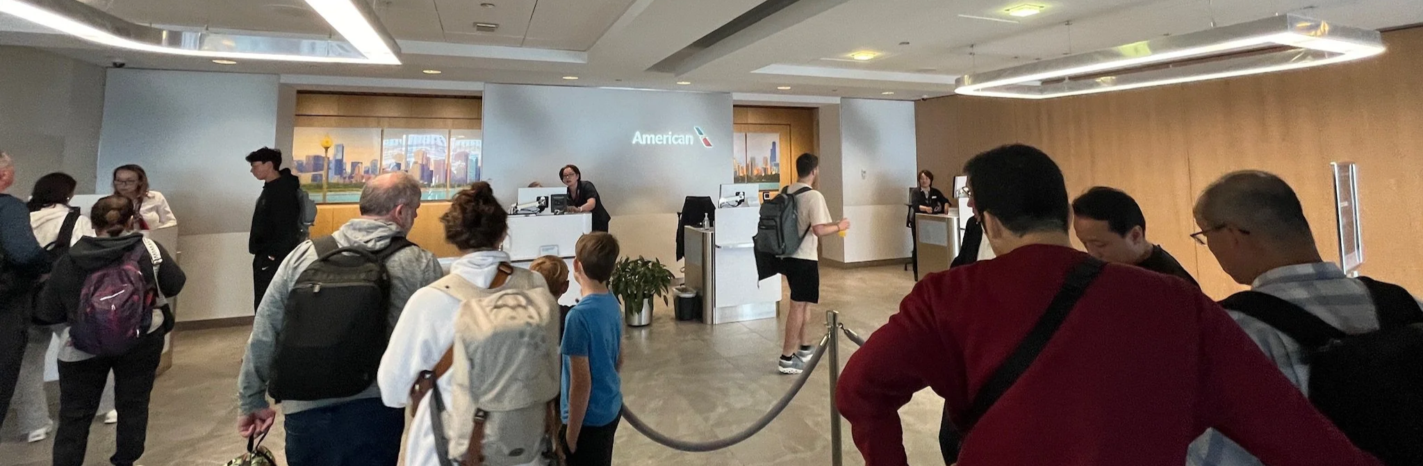 Entrance - American Airlines Flagship Lounge at ORD Review 2026