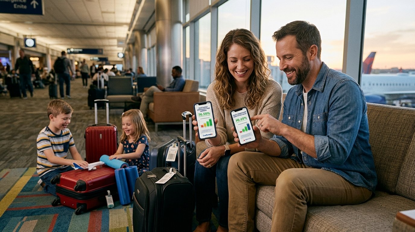 Southwest Rapid Rewards vs Delta SkyMiles 2026 head-to-head comparison tables free bags Companion Pass
