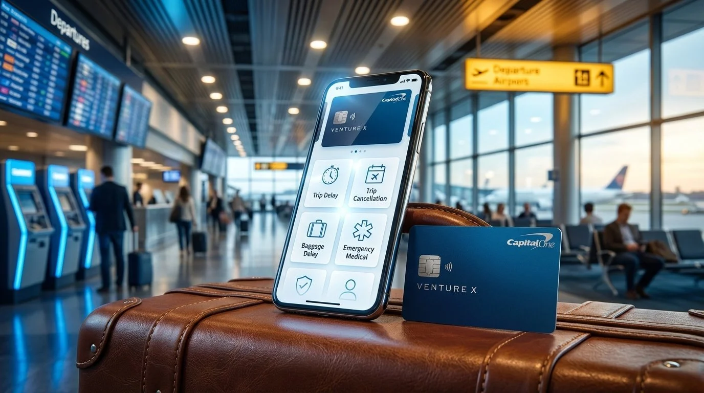 A range of travel protections with the capital one venture x