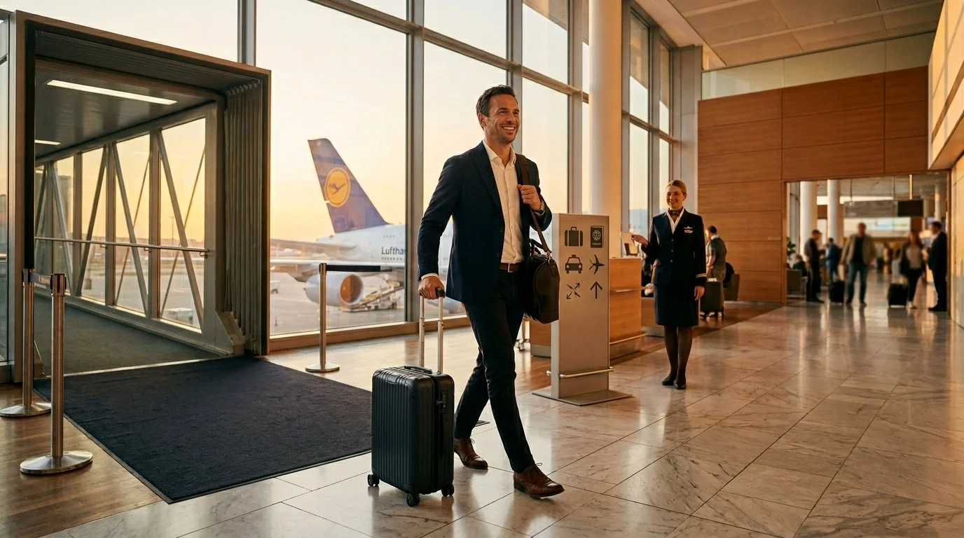Traveler arriving after successful Chase 20% to Aeroplan transfer redemption April 2026