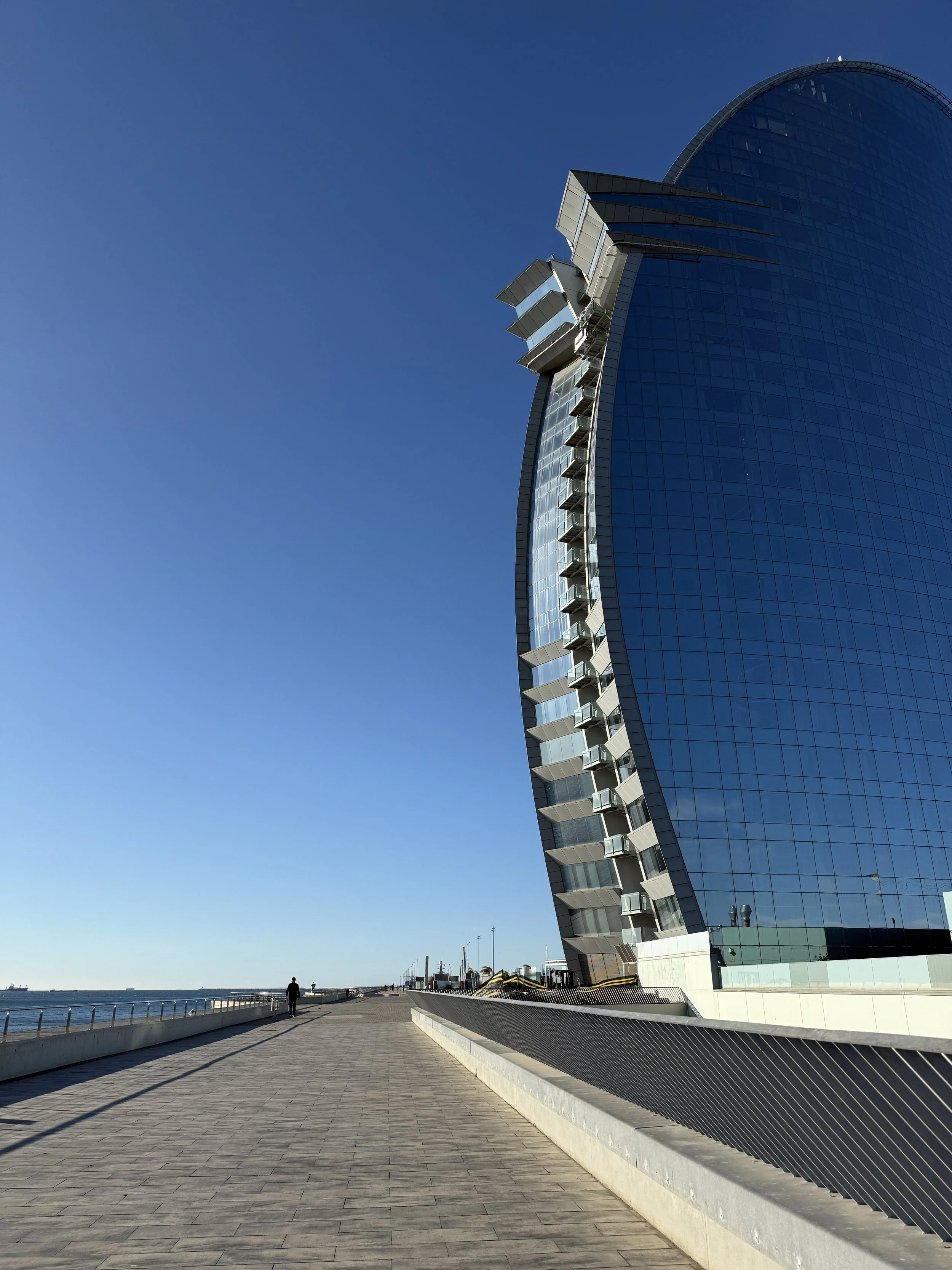 Upgraded at the W Barcelona using Amex Platinum Fine Hotels & Resorts and points from best travel credit cards 2026