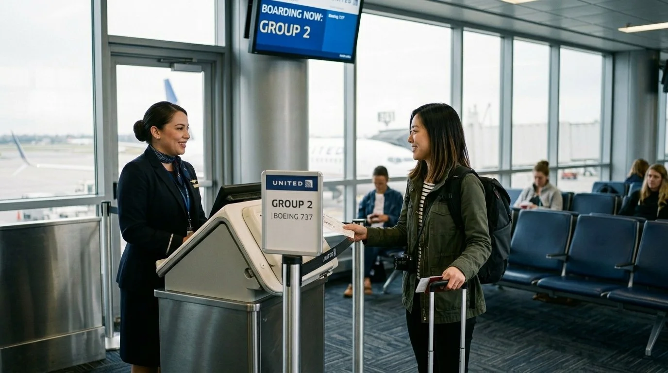 United Club Infinite Card 2026 Group 2 priority boarding for entire party