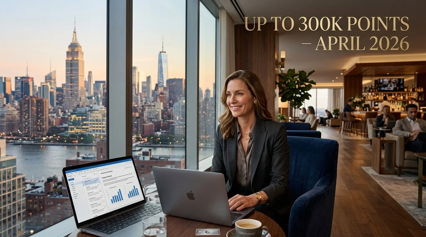 Amex Platinum and Business Platinum 2026 up to 300k points offer transfer partners ANA Qsuites