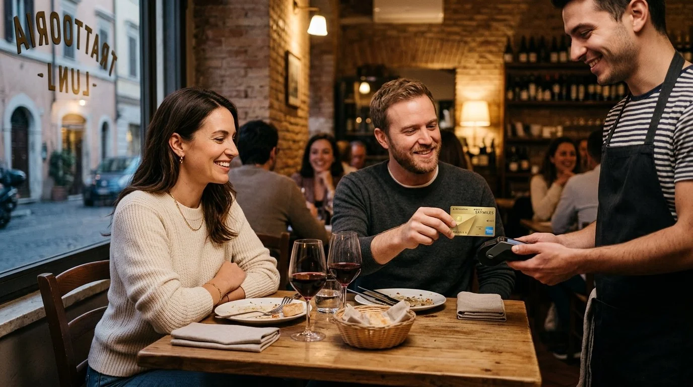 Delta SkyMiles Gold American Express Card 2026 earning rates 2× on Delta purchases restaurants U.S. supermarkets valuation