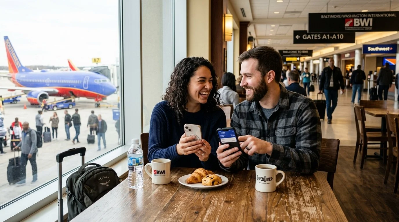 Couple deciding if Southwest Rapid Rewards benefits 2026 make sense