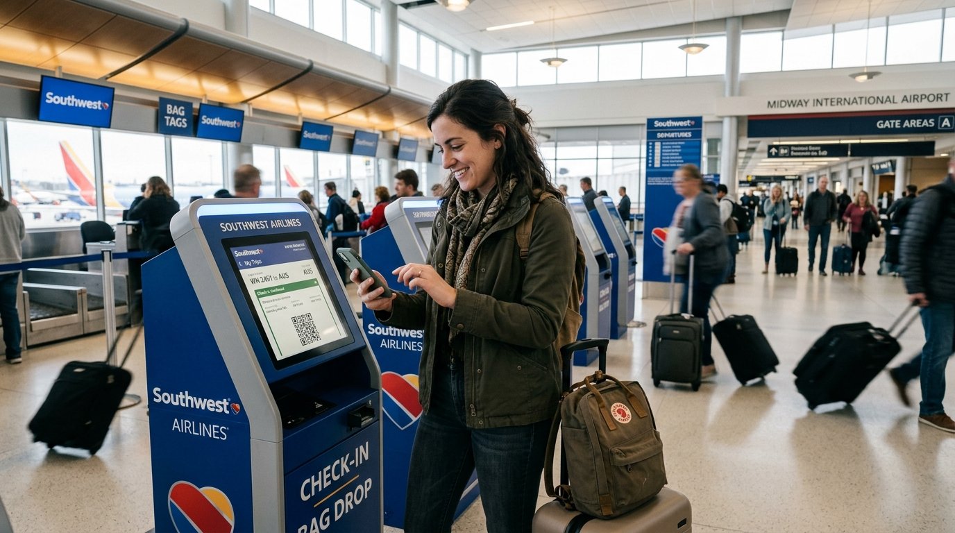Solo traveler using Southwest Rapid Rewards app and benefits 2026 quick overview