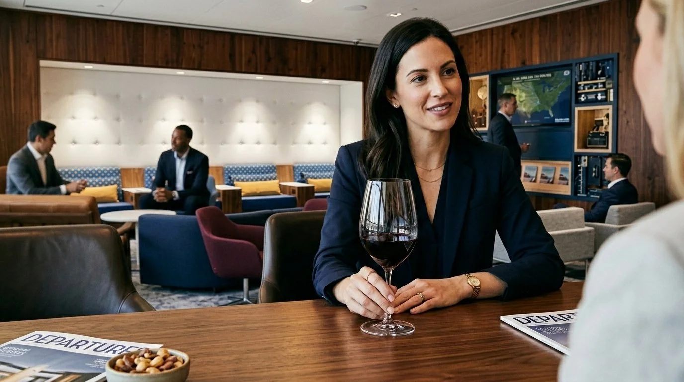 centurion lounge scene amex platinum in 2026