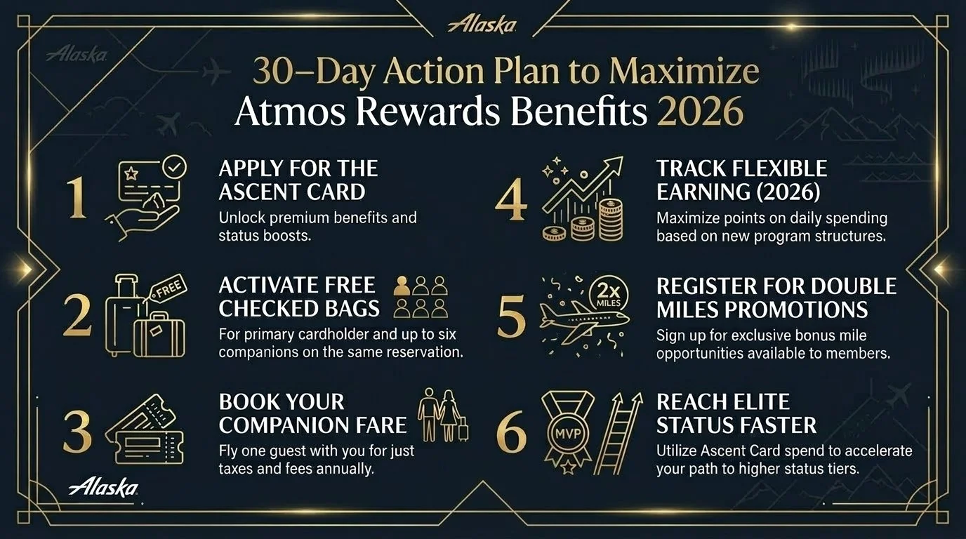 action plan for maximizing alaska atmos rewards