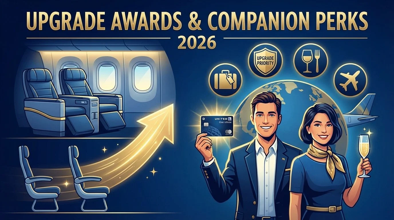 2026 mileageplus upgrade awards and companion perks