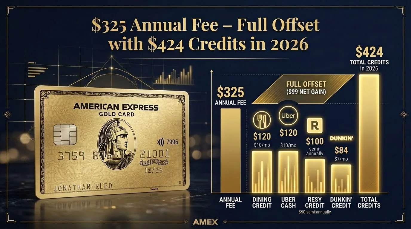 how to offset the amex gold annual fee