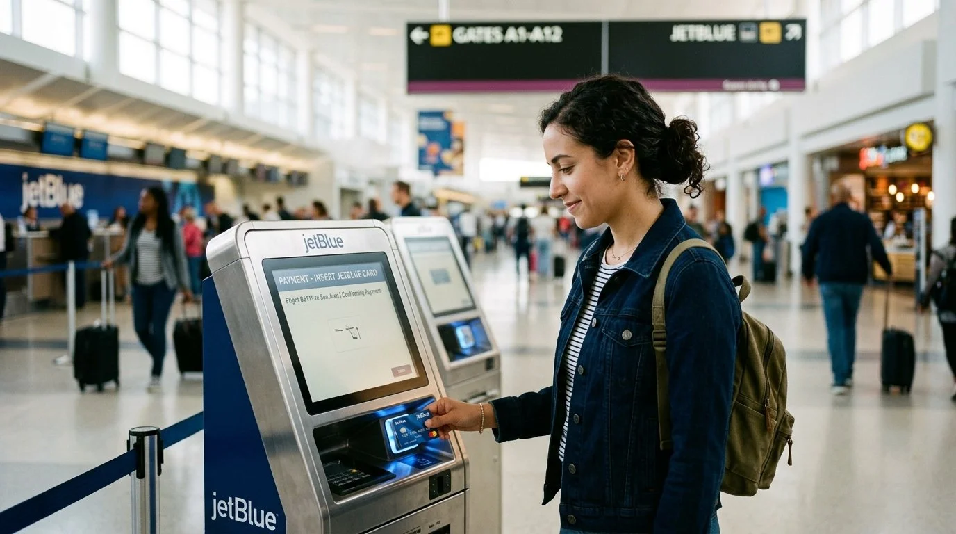 JetBlue Card 2026 no annual fee review TrueBlue points Mosaic tiles