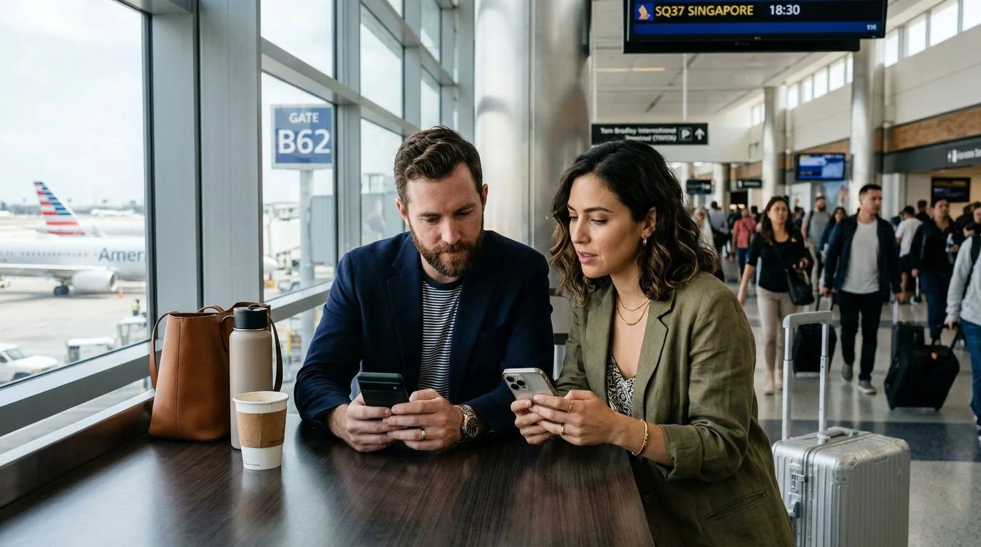 Couple comparing Southwest Rapid Rewards net value 2026